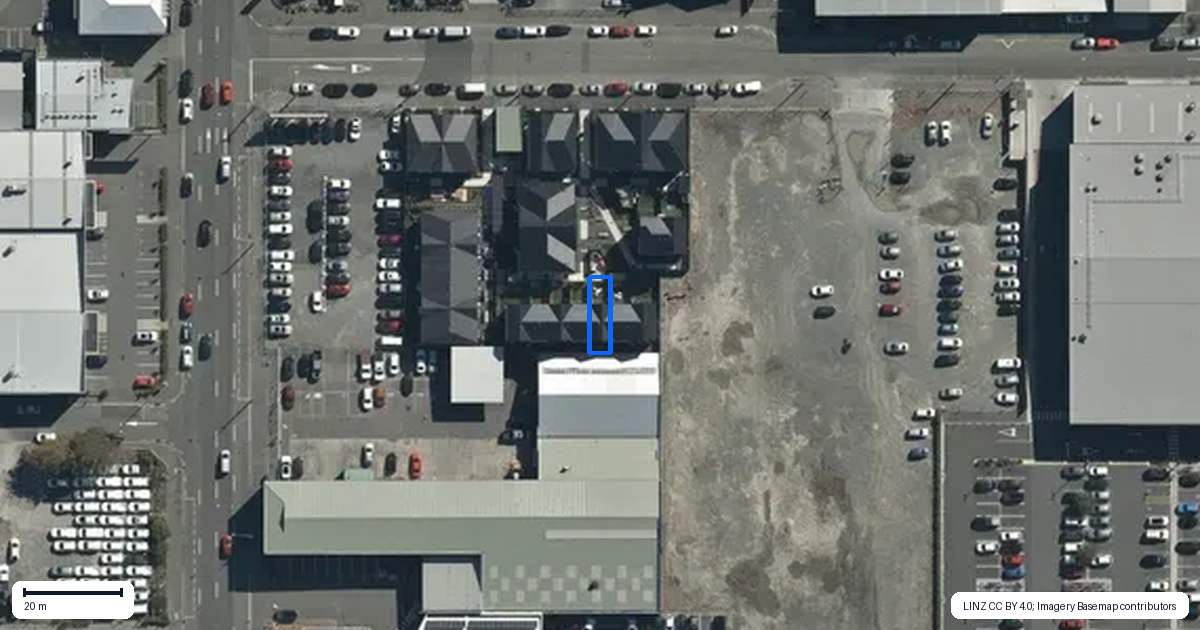 Property context map for 5/14 Wilmer Street, Christchurch Central, Christchurch