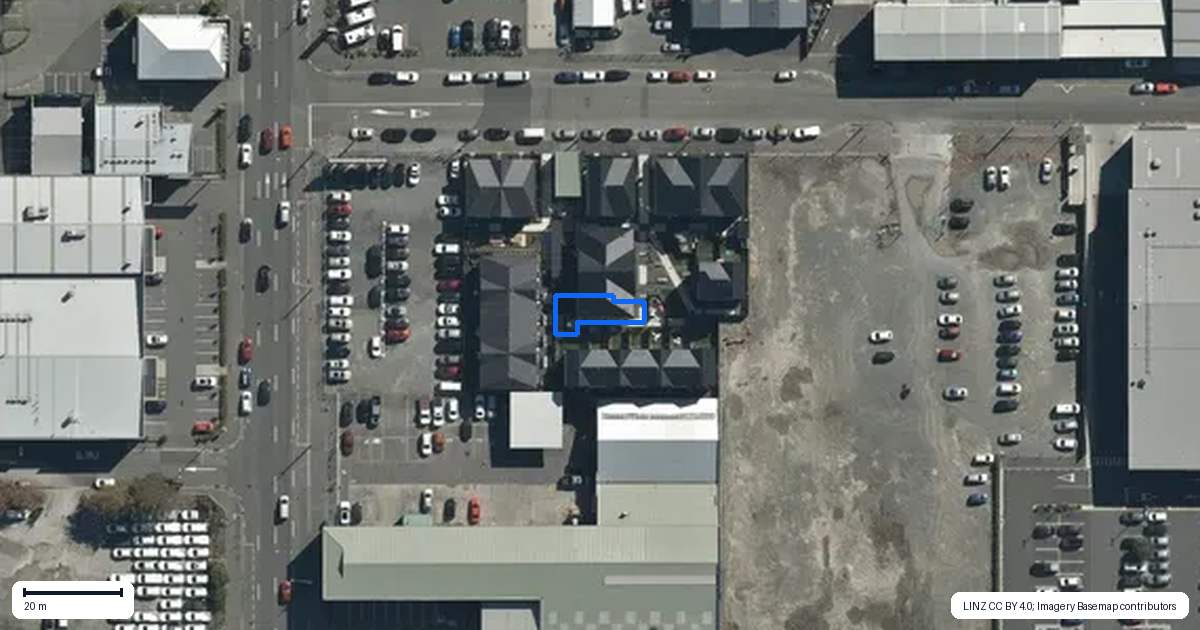 Property context map for G04/12 Wilmer Street, Christchurch Central, Christchurch