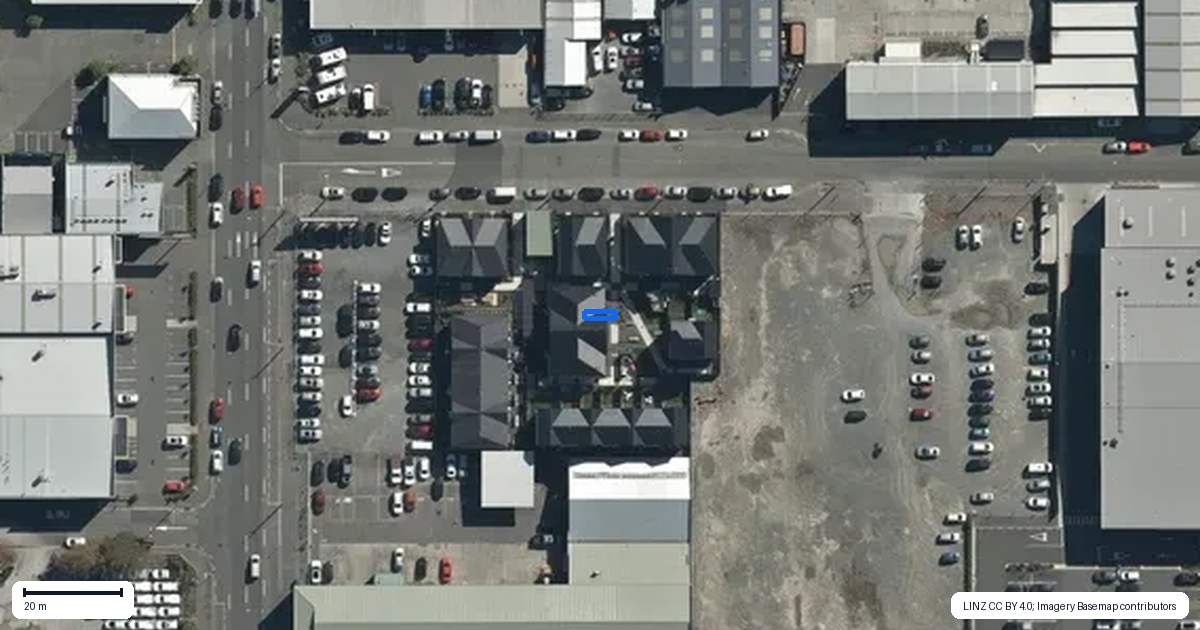 Property context map for 102/12 Wilmer Street, Christchurch Central, Christchurch
