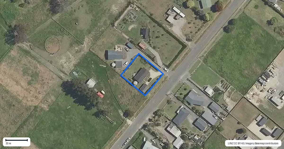 Property context map for 14 Scott Street, Wairoa
