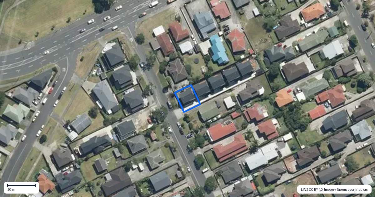 Property context map for 10A Crowther Street, Blockhouse Bay, Auckland