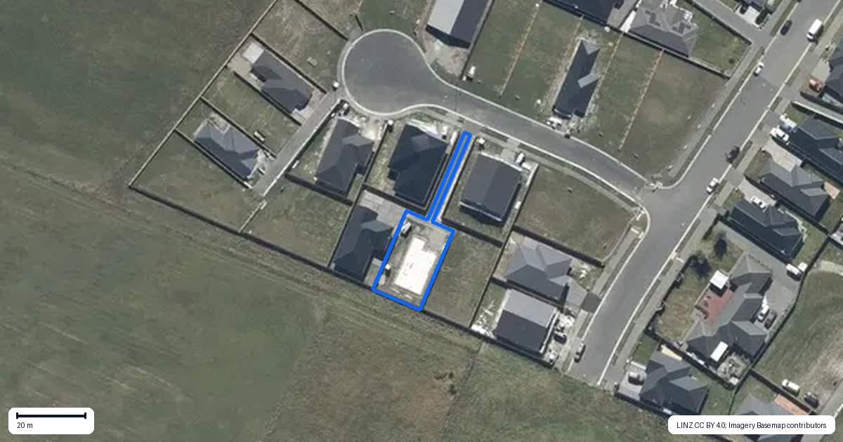 Property context map for 7 Hunia Place, Yaldhurst, Christchurch