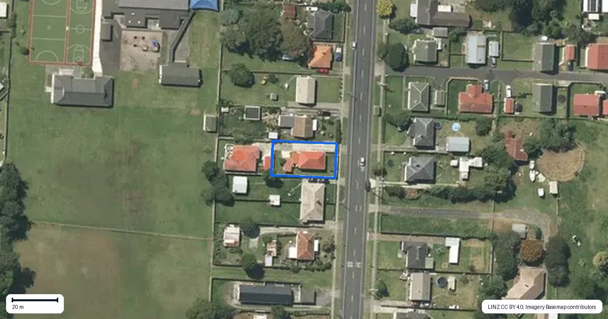 Property context map for 65 Harris Street, Huntly