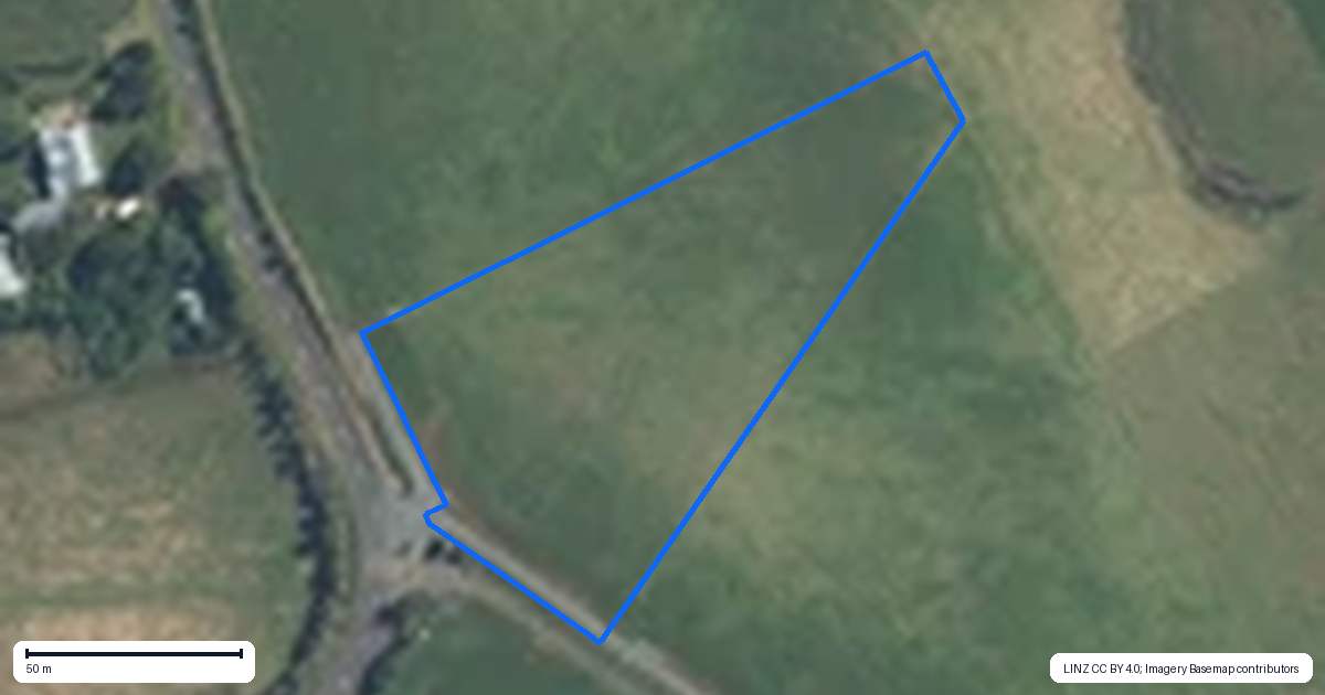 Property context map for 337 Te Papatapu Road, Raglan
