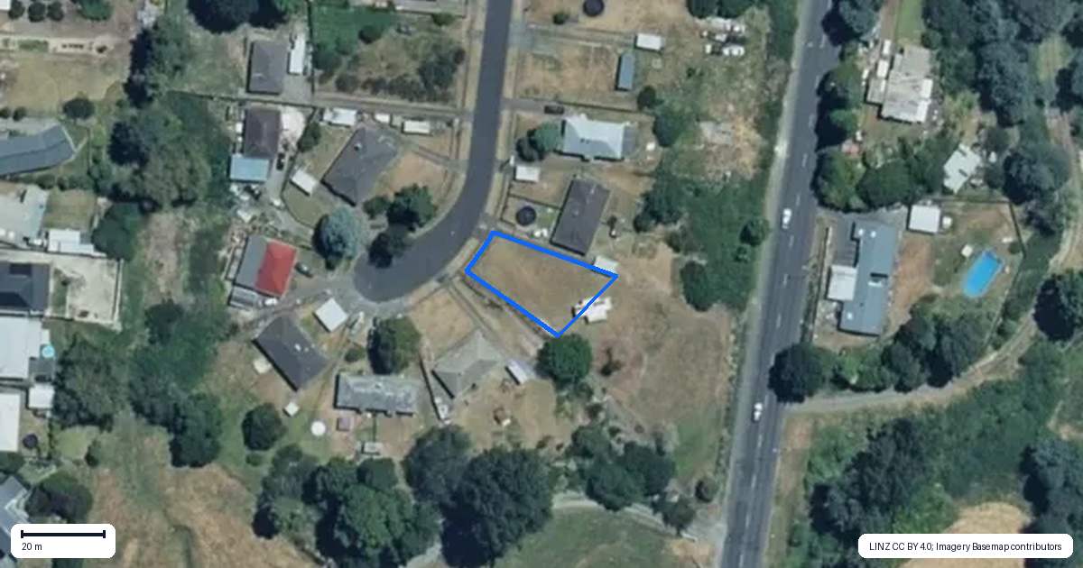 Property context map for 12 New Road, Taumarunui