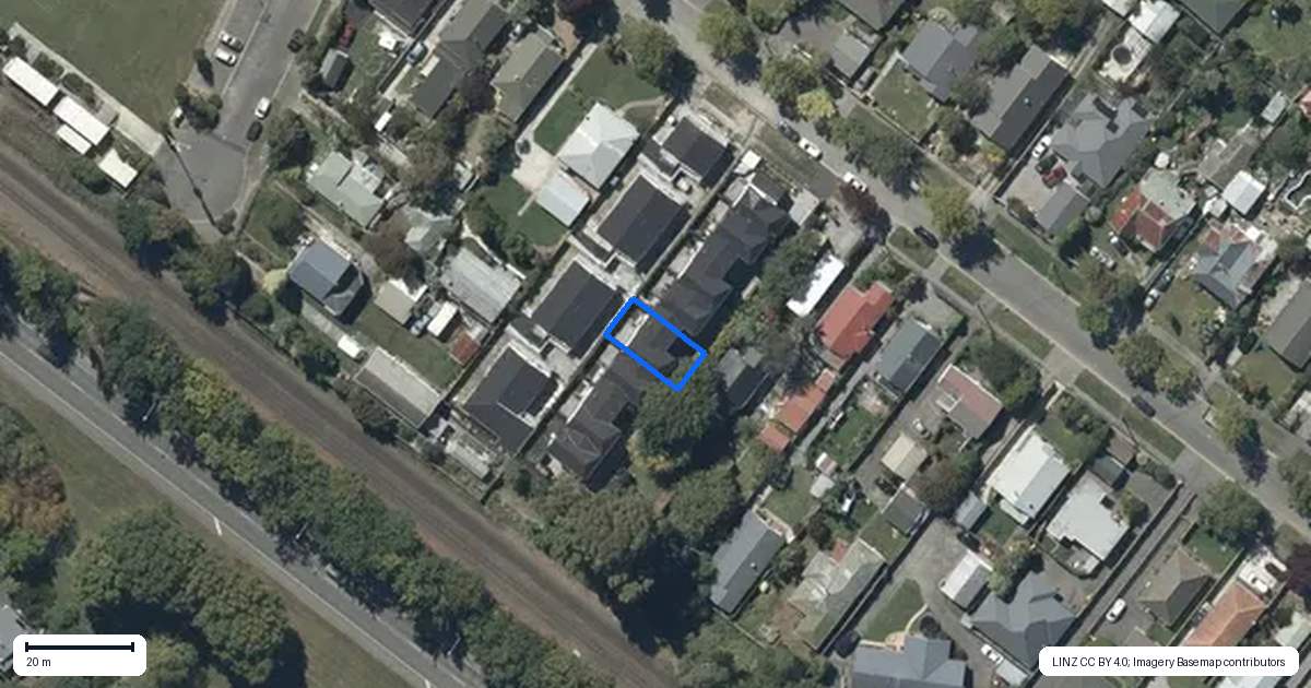 Property context map for 5/12 Tabart Street, Woolston, Christchurch