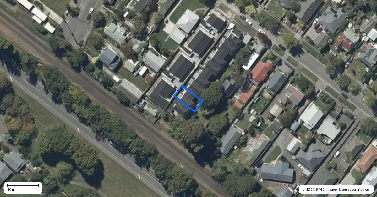 Property context map for 7/12 Tabart Street, Woolston, Christchurch