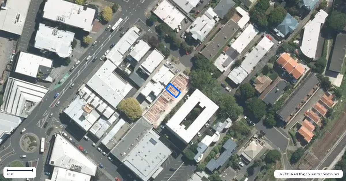 Property context map for 3/7 Sarawia Street, Newmarket, Auckland