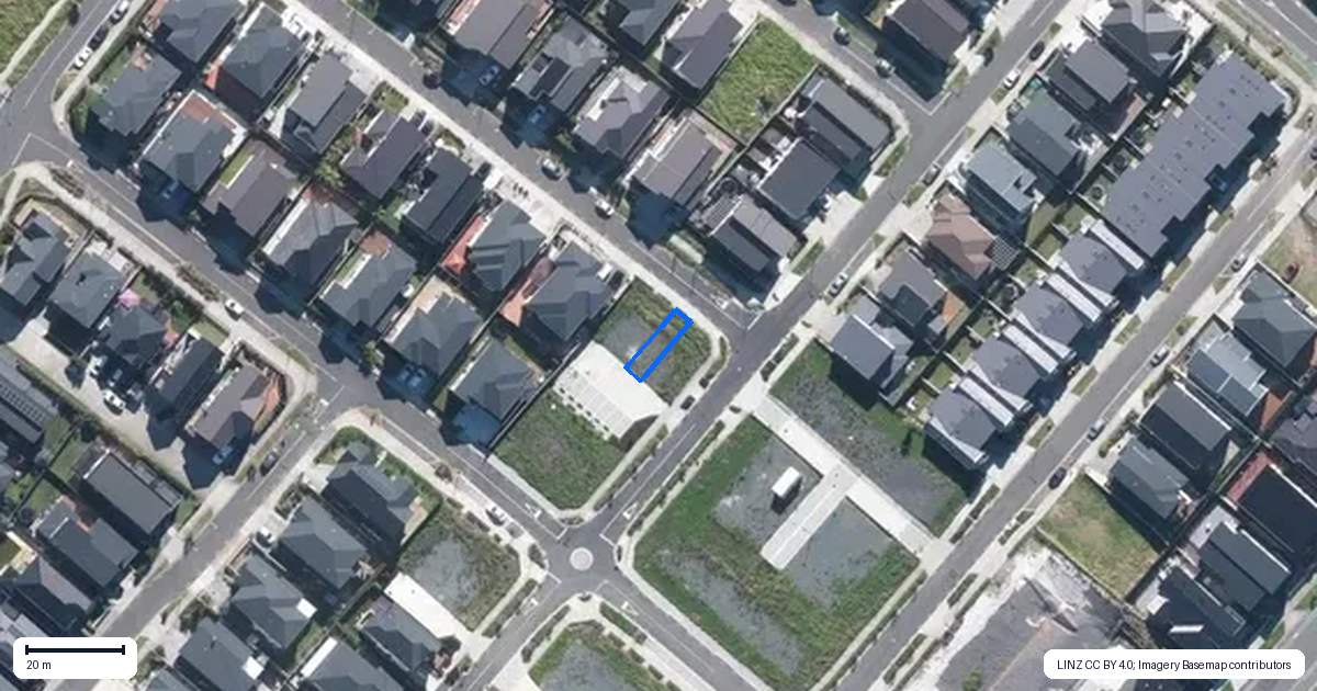 Property context map for 19 Habitat Place, Hobsonville, Auckland