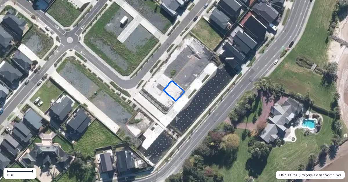 Property context map for 50 Observation Green, Hobsonville, Auckland