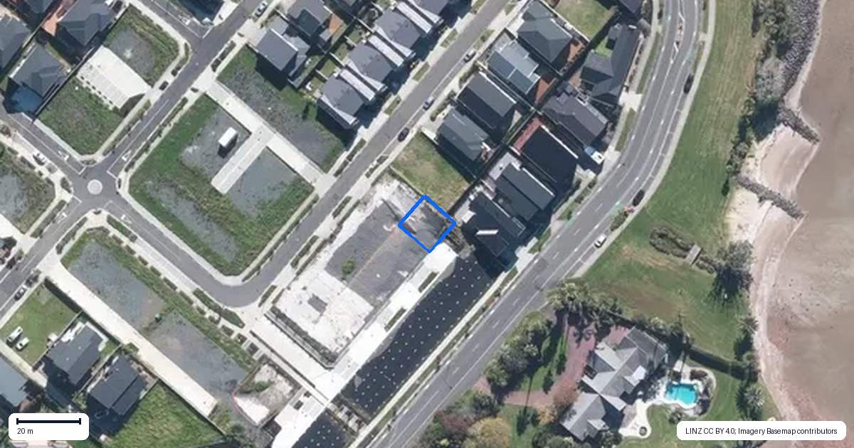 Property context map for 58 Observation Green, Hobsonville, Auckland
