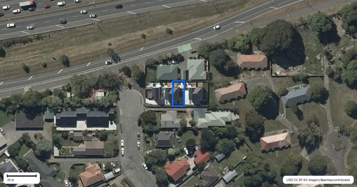 Property context map for 3/48 Hillier Place, Spreydon, Christchurch