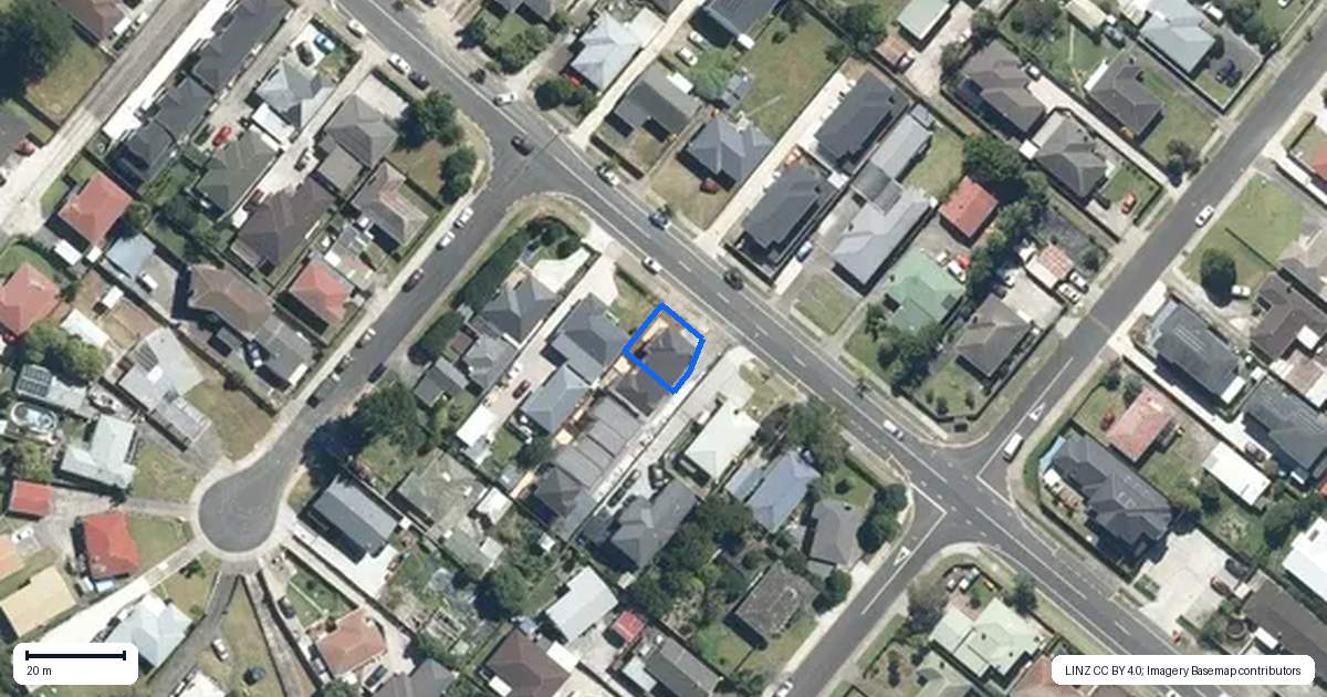 Property context map for 8A Swaffield Road, Papatoetoe, Auckland