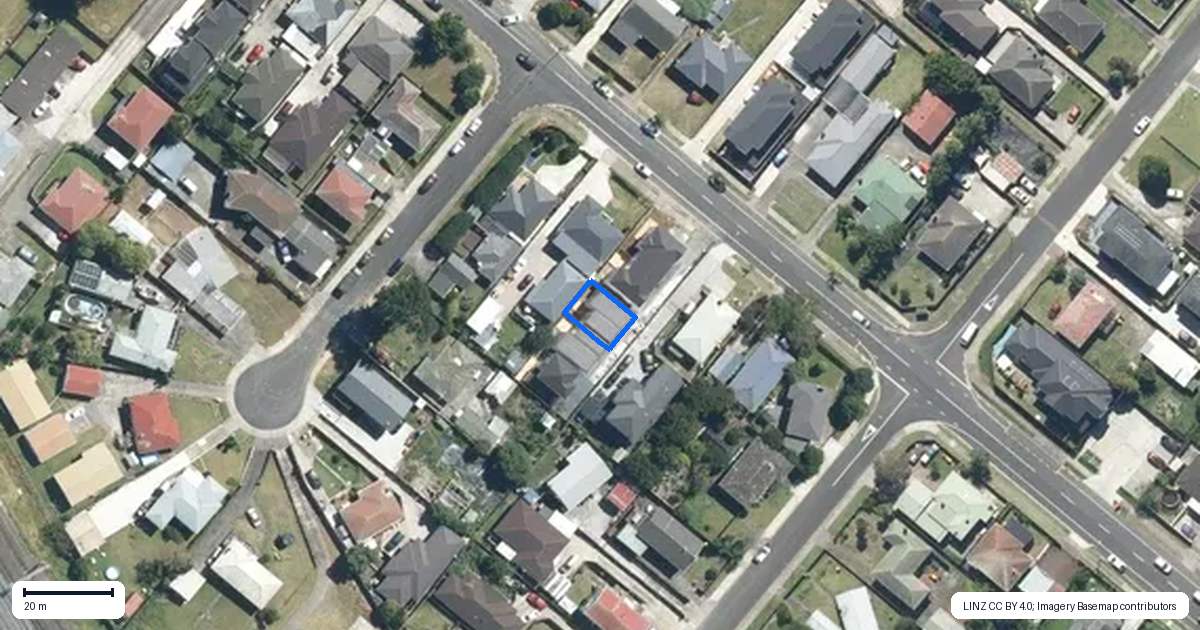 Property context map for 8C Swaffield Road, Papatoetoe, Auckland