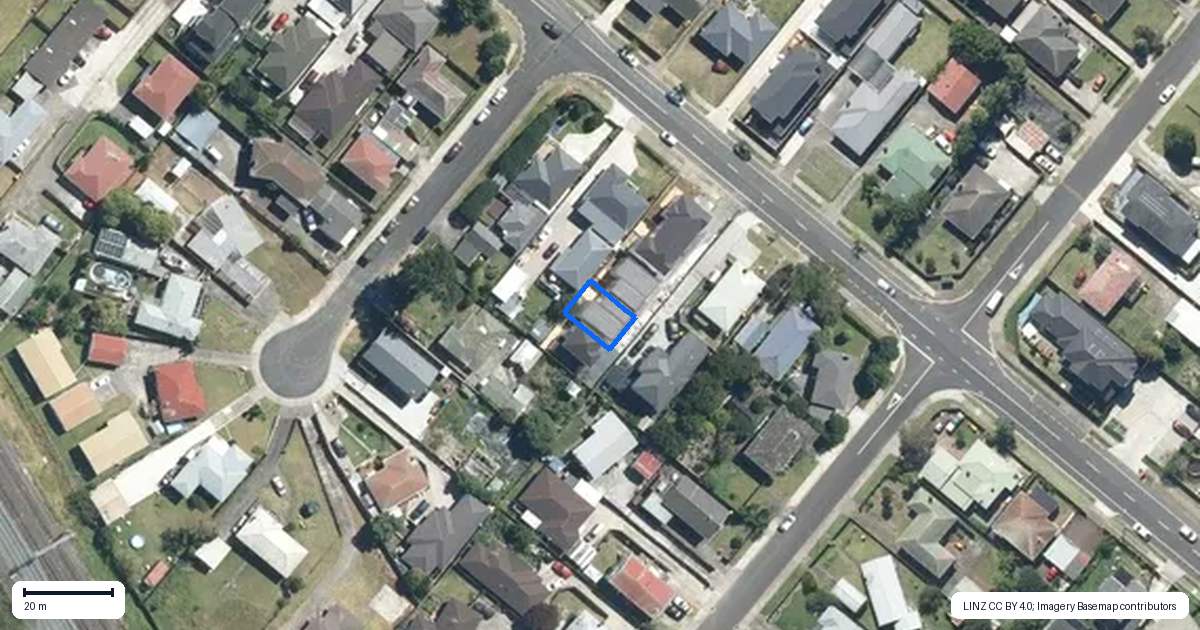 Property context map for 8D Swaffield Road, Papatoetoe, Auckland