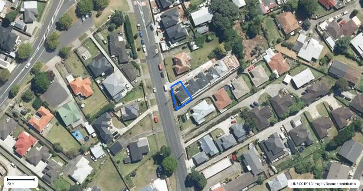 Property context map for 20A Park Avenue, Papatoetoe, Auckland