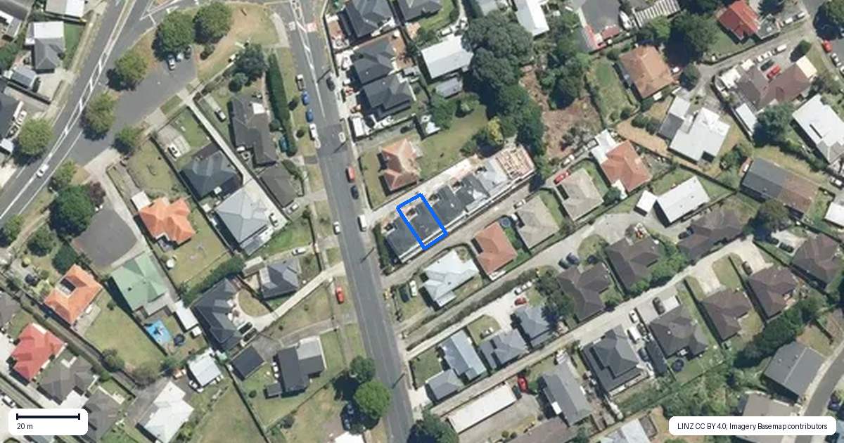 Property context map for 20B Park Avenue, Papatoetoe, Auckland