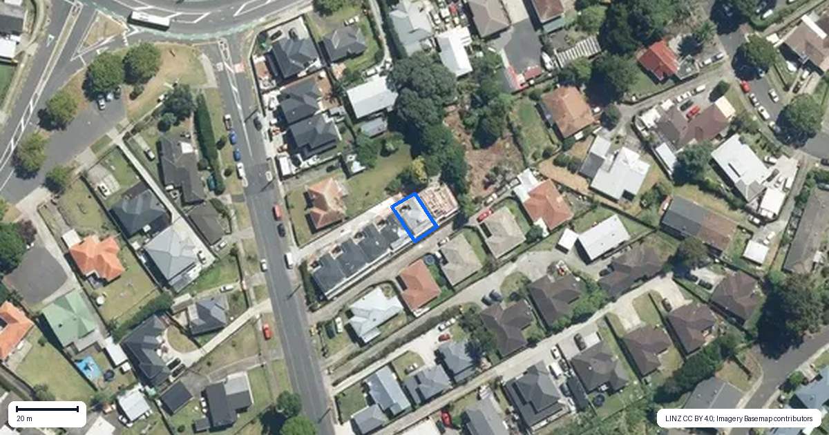 Property context map for 20E Park Avenue, Papatoetoe, Auckland