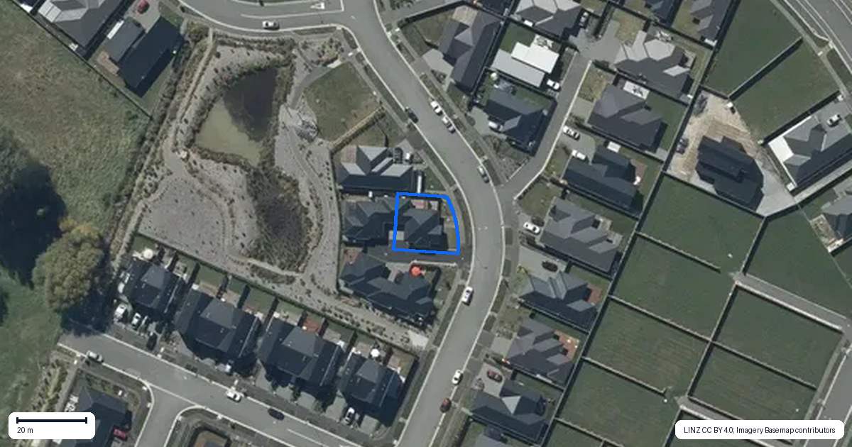 Property context map for 37 Matai Springs Drive, Halswell, Christchurch