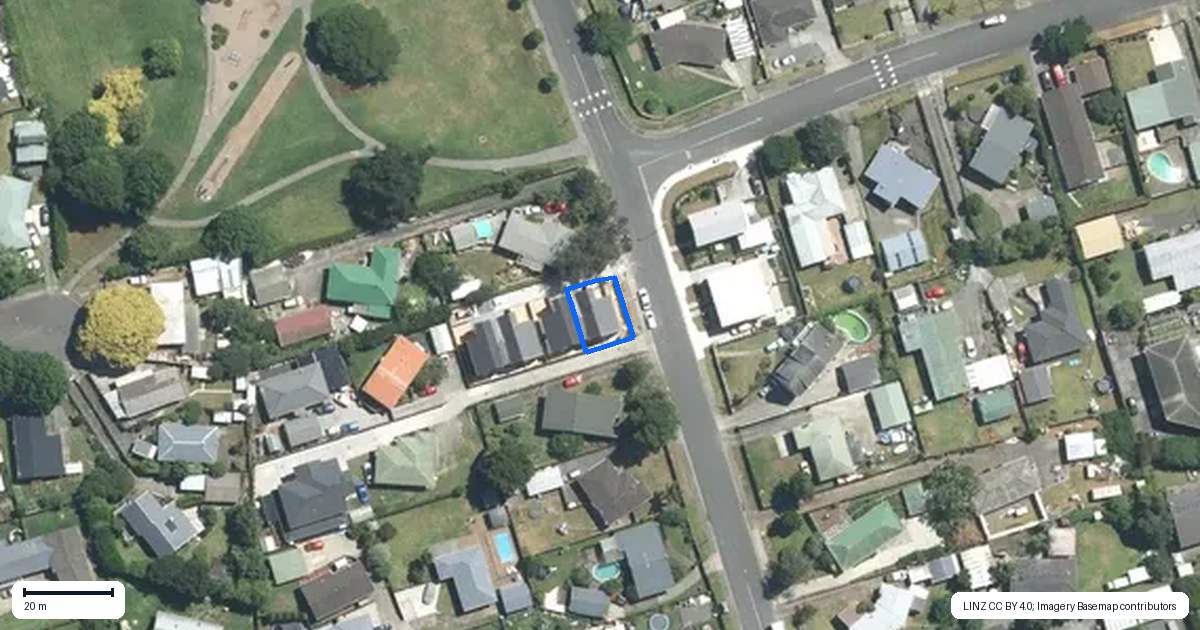 Property context map for 13A Goodwin Drive, Rosehill, Papakura