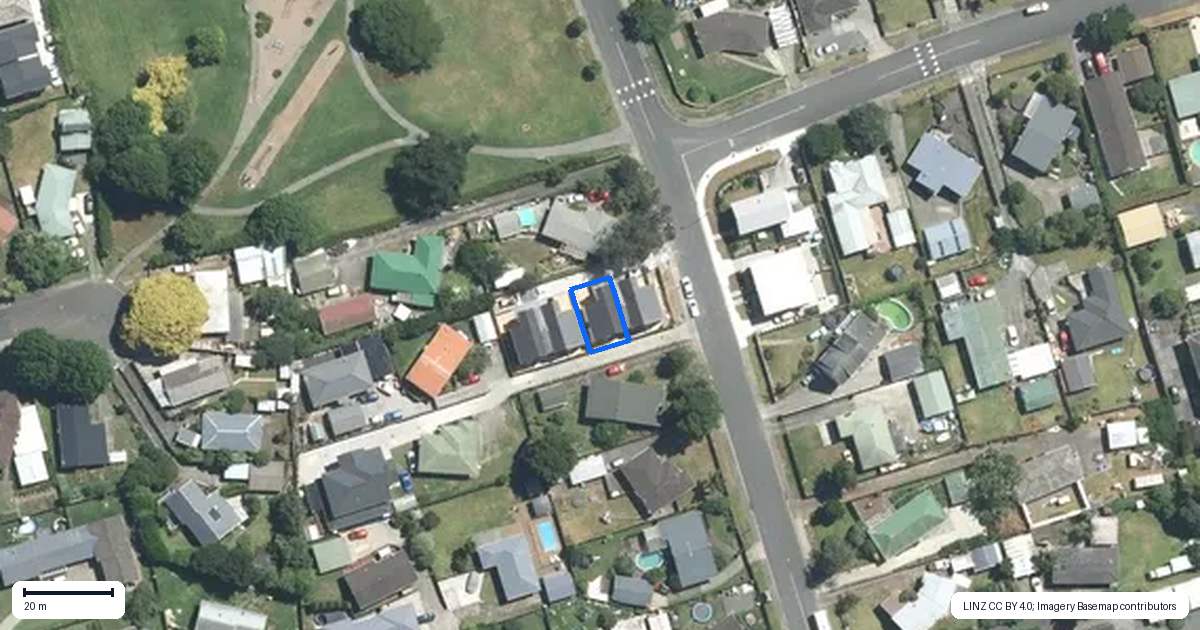 Property context map for 13B Goodwin Drive, Rosehill, Papakura