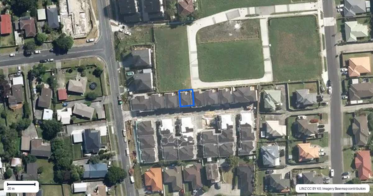 Property context map for 7 Elegant Lane, Ranui, Auckland