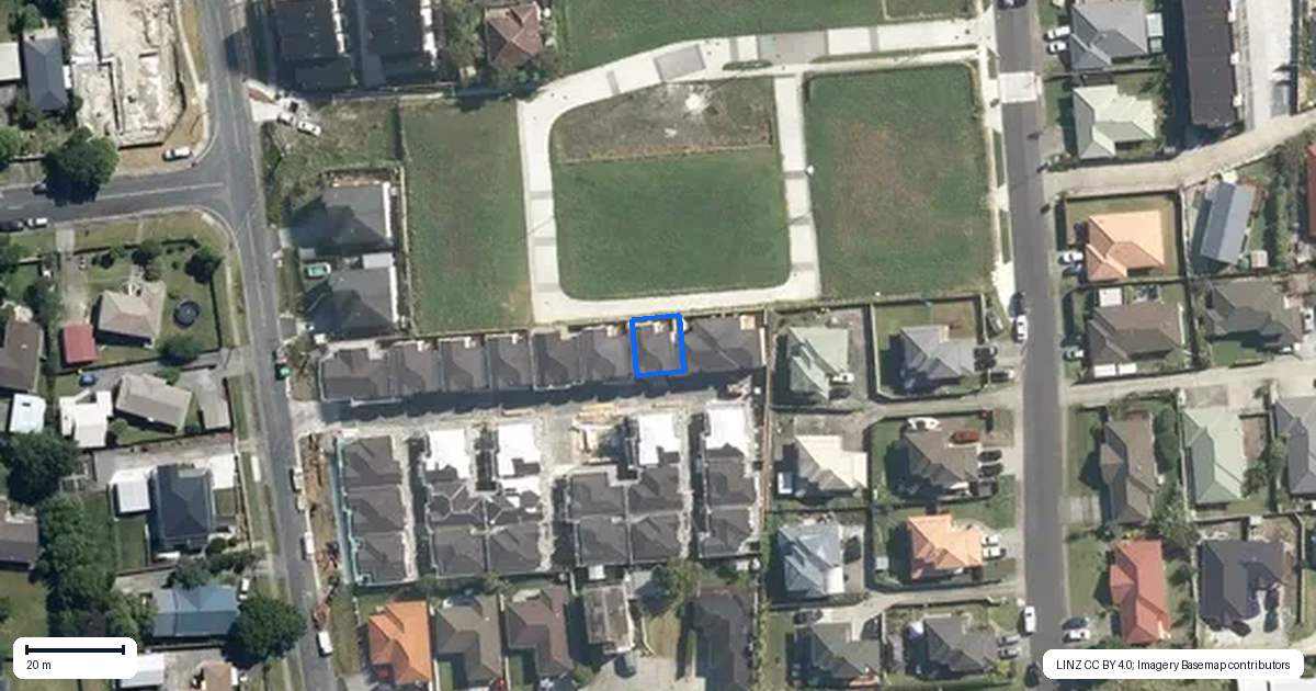 Property context map for 13 Elegant Lane, Ranui, Auckland