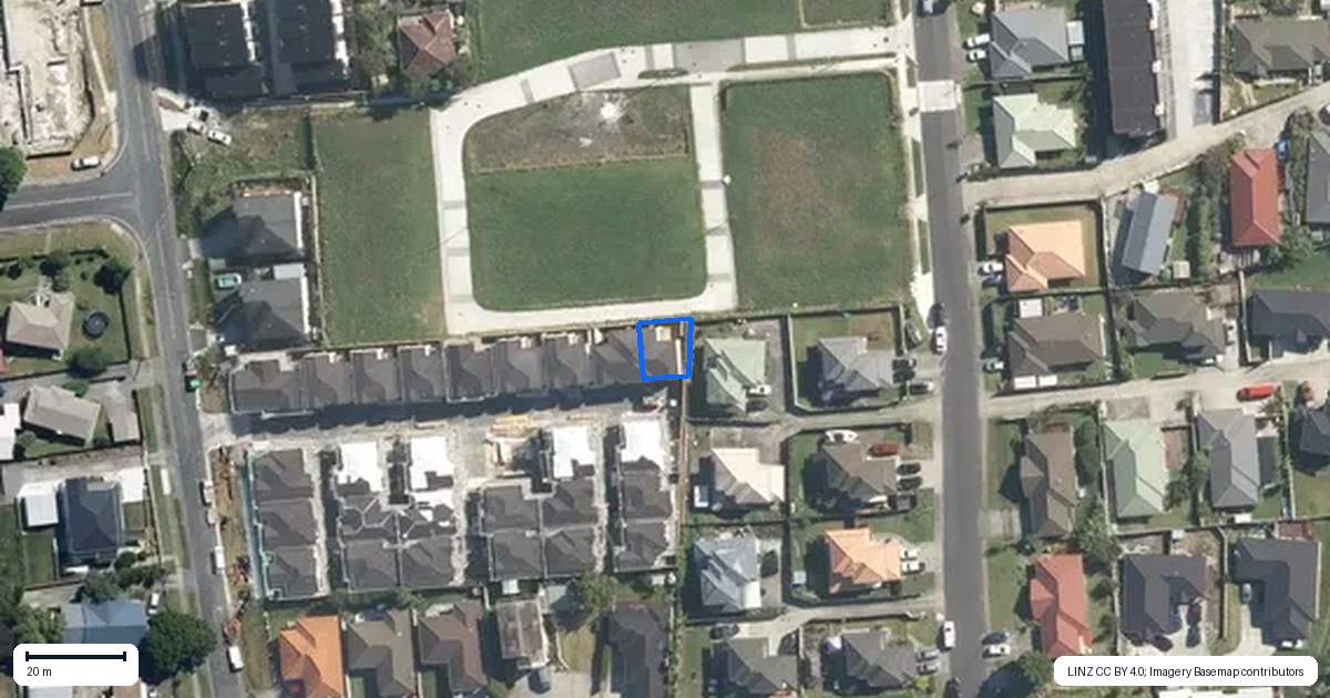 Property context map for 17 Elegant Lane, Ranui, Auckland