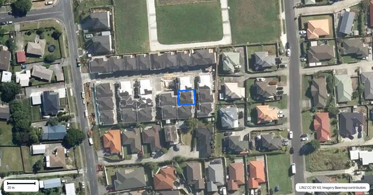 Property context map for 22 Elegant Lane, Ranui, Auckland