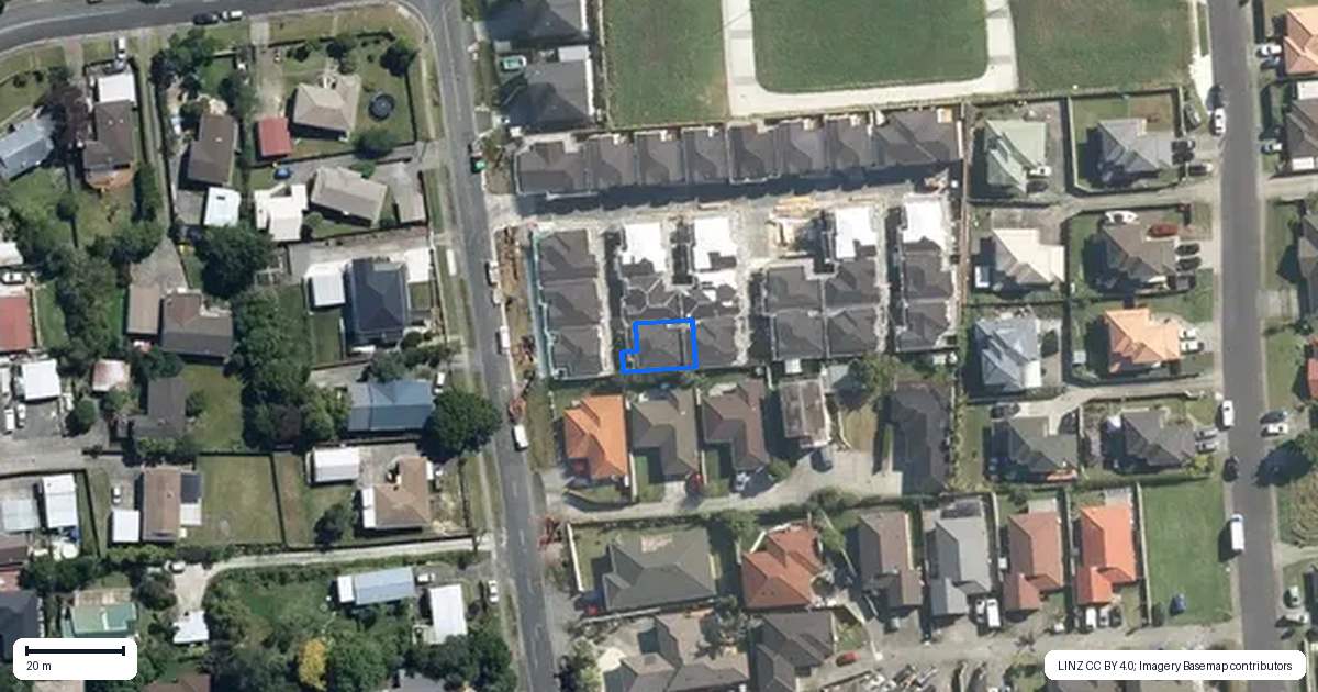 Property context map for 8 Elegant Lane, Ranui, Auckland
