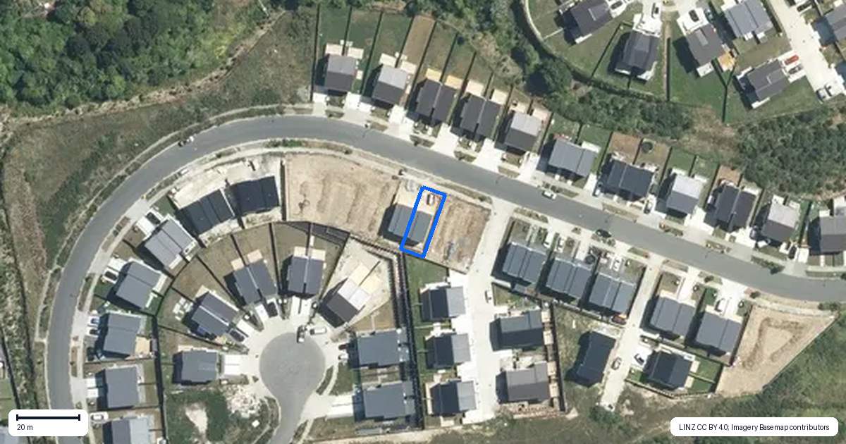 Property context map for 46A Crestview Rise, Papakura