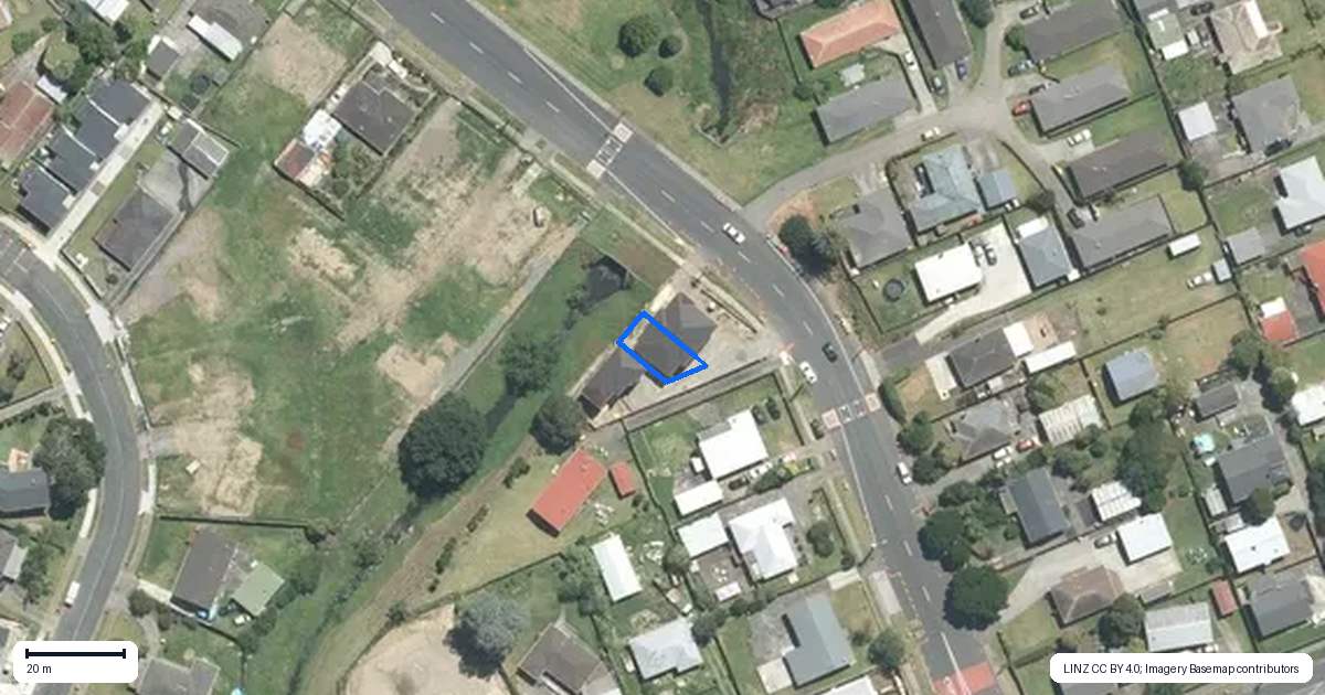 Property context map for 119B Coxhead Road, Manurewa, Auckland