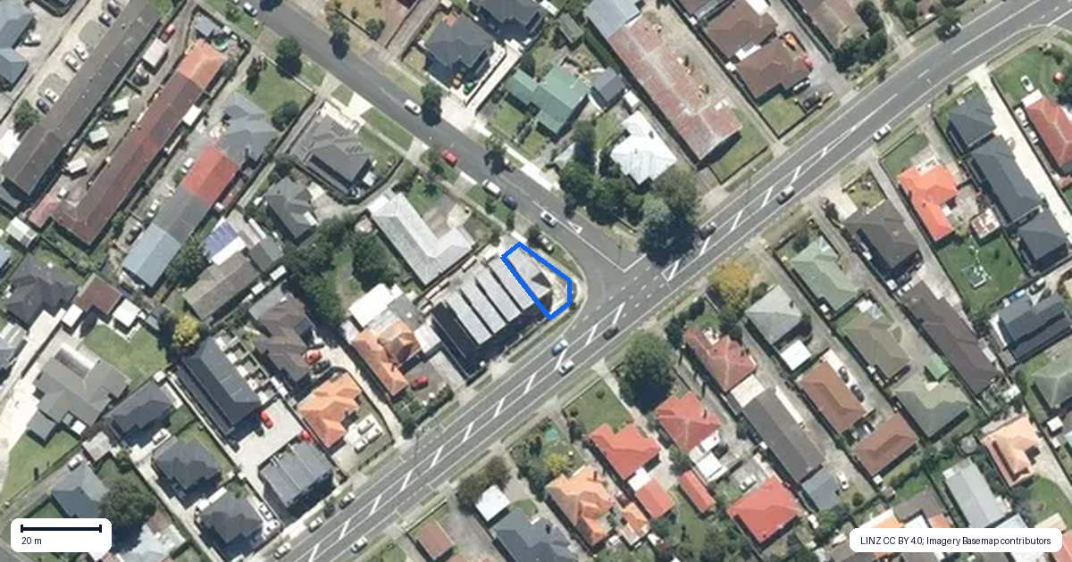 Property context map for 234F Shirley Road, Papatoetoe, Auckland