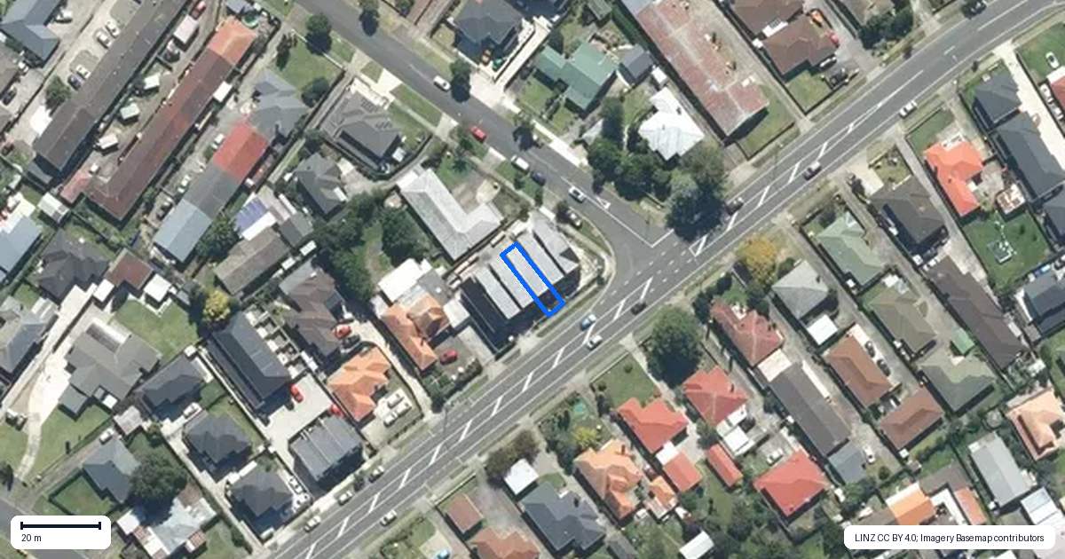 Property context map for 234D Shirley Road, Papatoetoe, Auckland