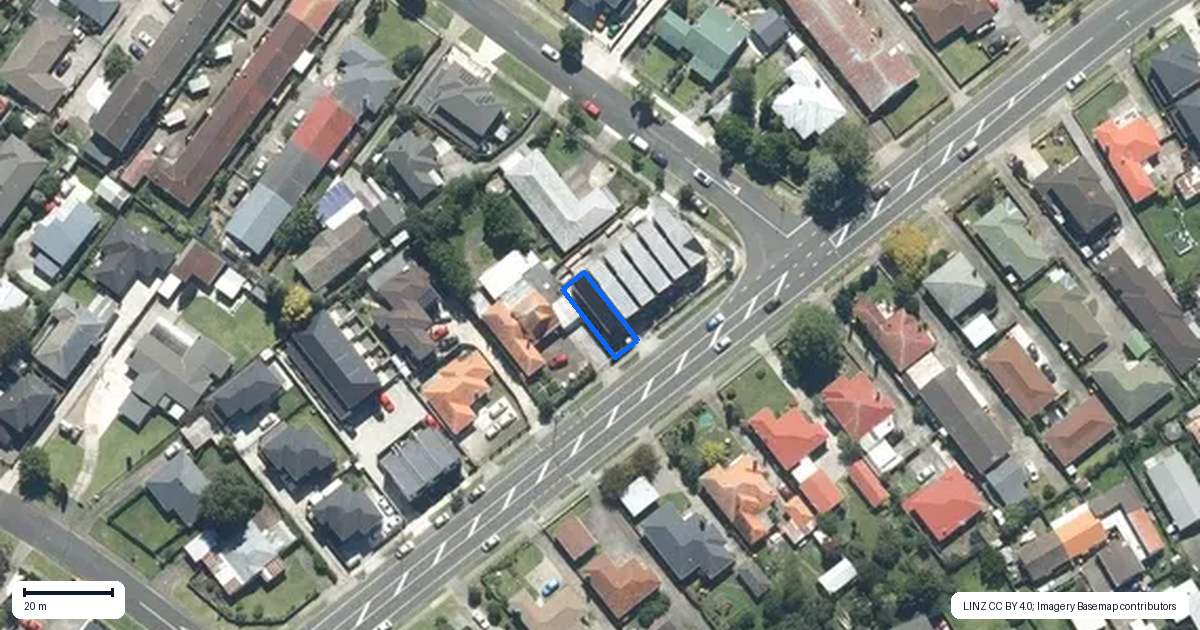 Property context map for 234A Shirley Road, Papatoetoe, Auckland