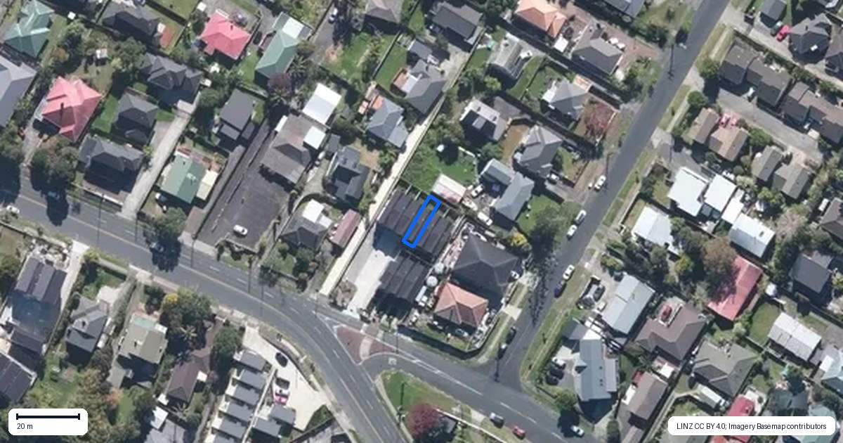 Property context map for 7/267 Great North Road, Henderson, Auckland