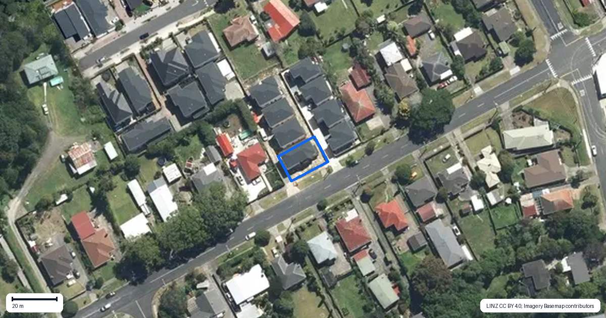 Property context map for 145A Seabrook Avenue, New Lynn, Auckland