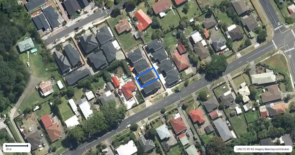 Property context map for 145B Seabrook Avenue, New Lynn, Auckland