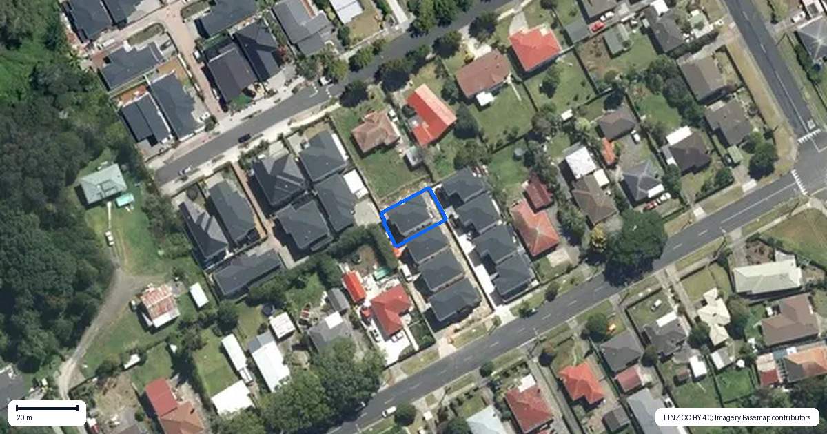 Property context map for 145D Seabrook Avenue, New Lynn, Auckland