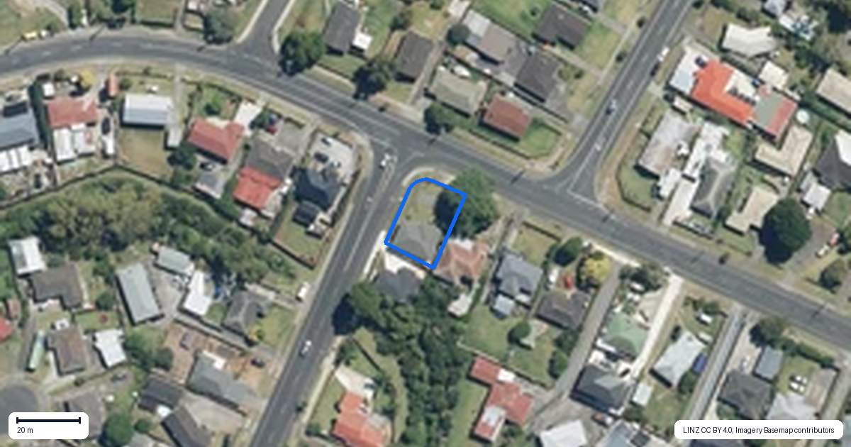 Property context map for 90 Tennessee Avenue, Mangere East, Auckland