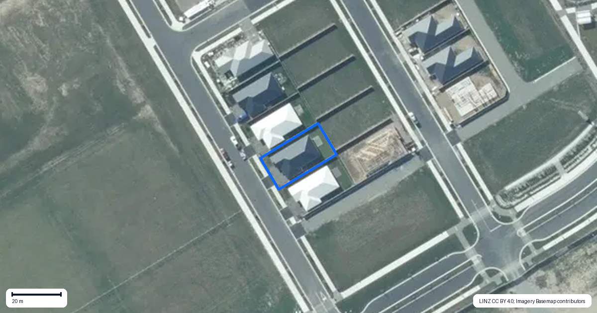 Property context map for 63 Harrison Drive, Rolleston