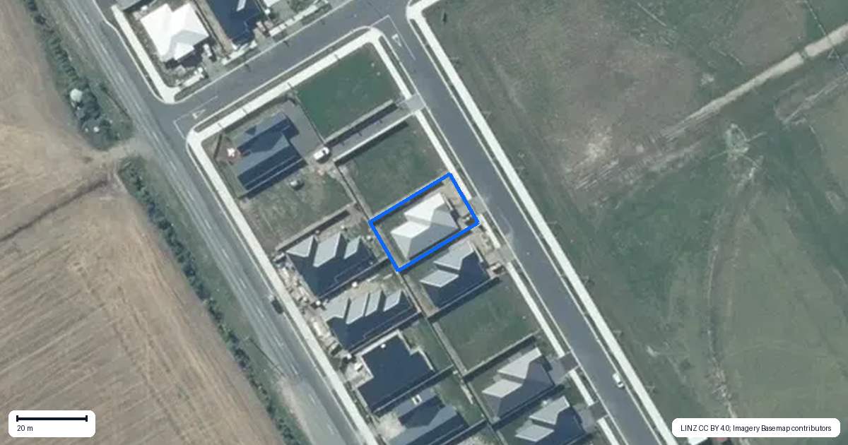 Property context map for 10 Privet Way, Rolleston