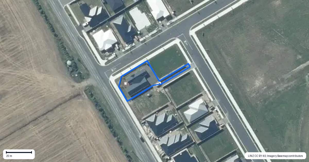 Property context map for 4 Privet Way, Rolleston