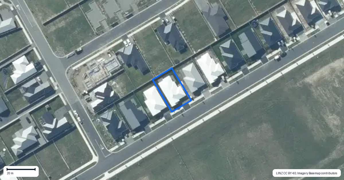 Property context map for 94 Monarch Drive, Rolleston