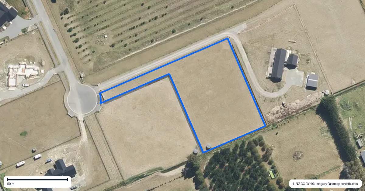 Property context map for 13 Beal Place, Swannanoa