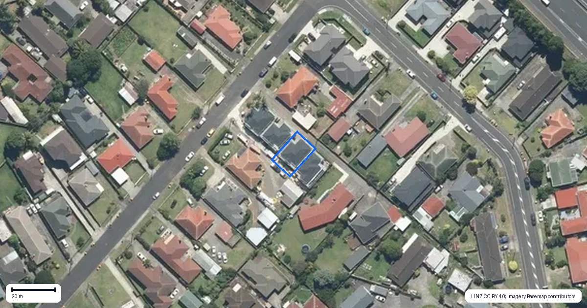 Property context map for 31C Sunnyside Crescent, Papatoetoe, Auckland