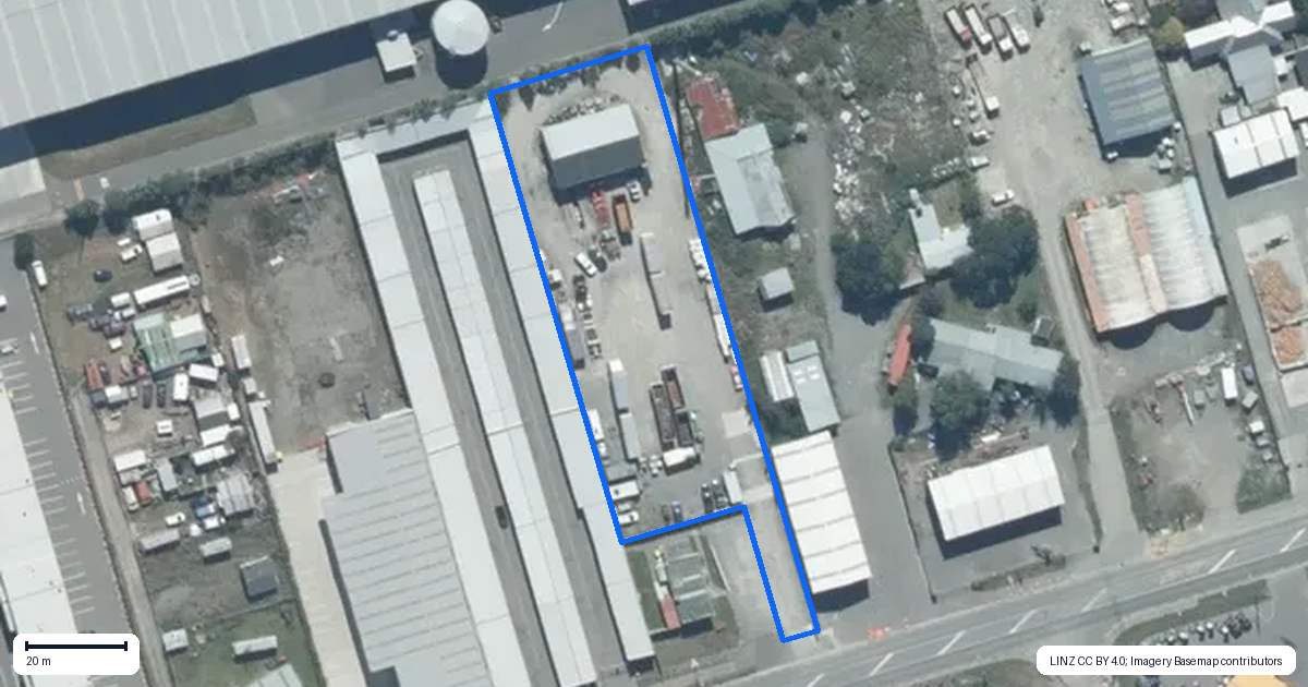 Property context map for 848A Jones Road, Rolleston