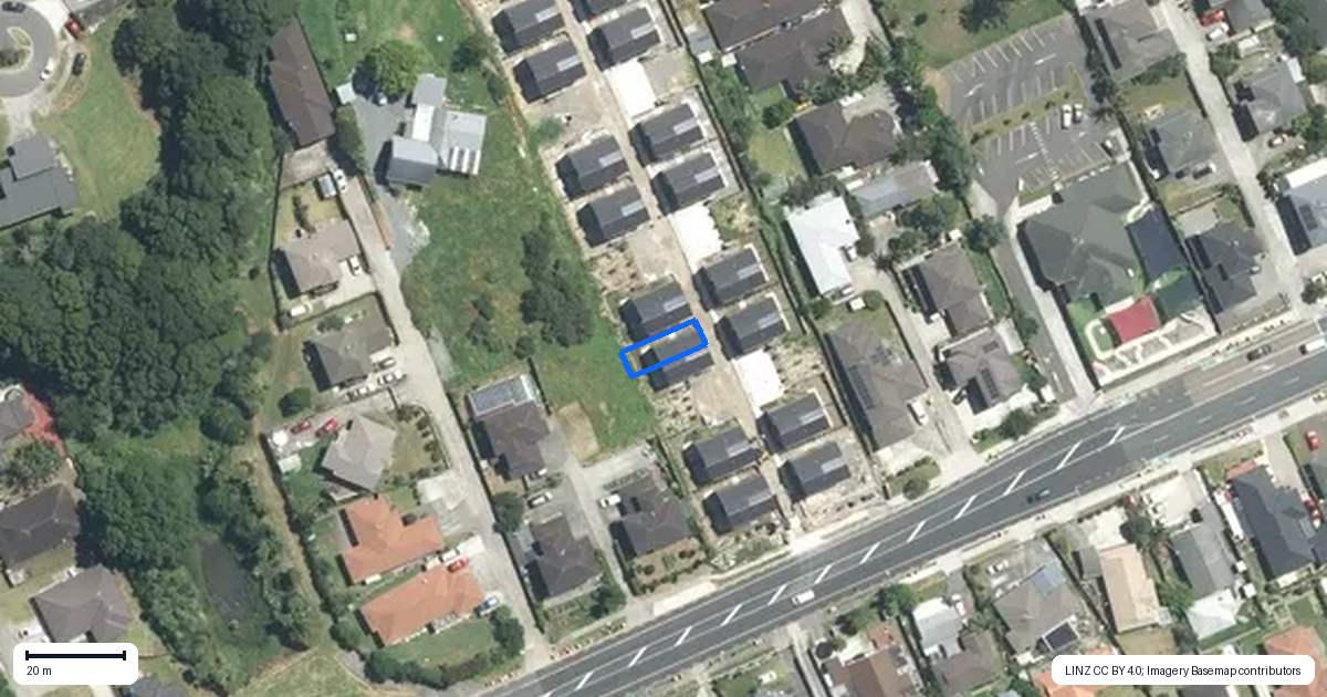 Property context map for 11 Mataara Lane, Manurewa, Auckland