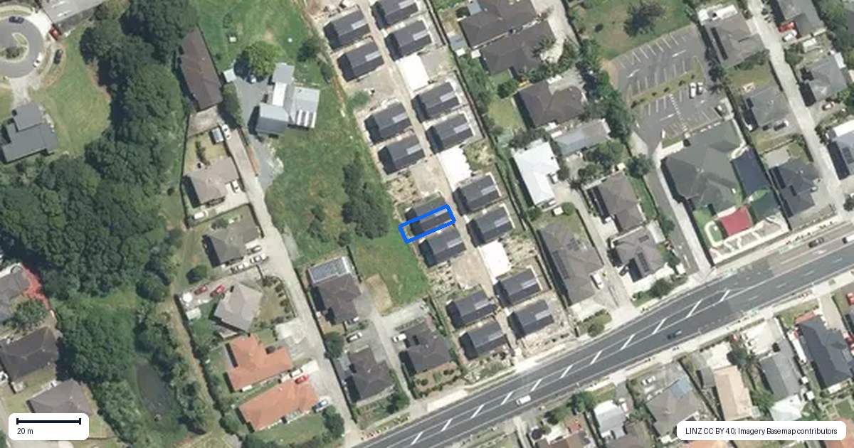 Property context map for 13 Mataara Lane, Manurewa, Auckland