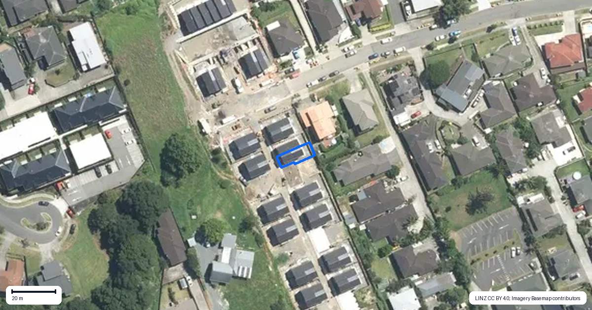 Property context map for 34 Mataara Lane, Manurewa, Auckland